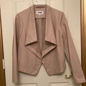 BB Dakota Arianna Blush Vegan Leather Jacket